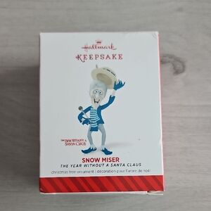 Hallmark Keepsake Snow Miser Ornament - Blue and White
